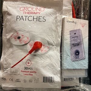 Ground Therapy Patches with Product Tester